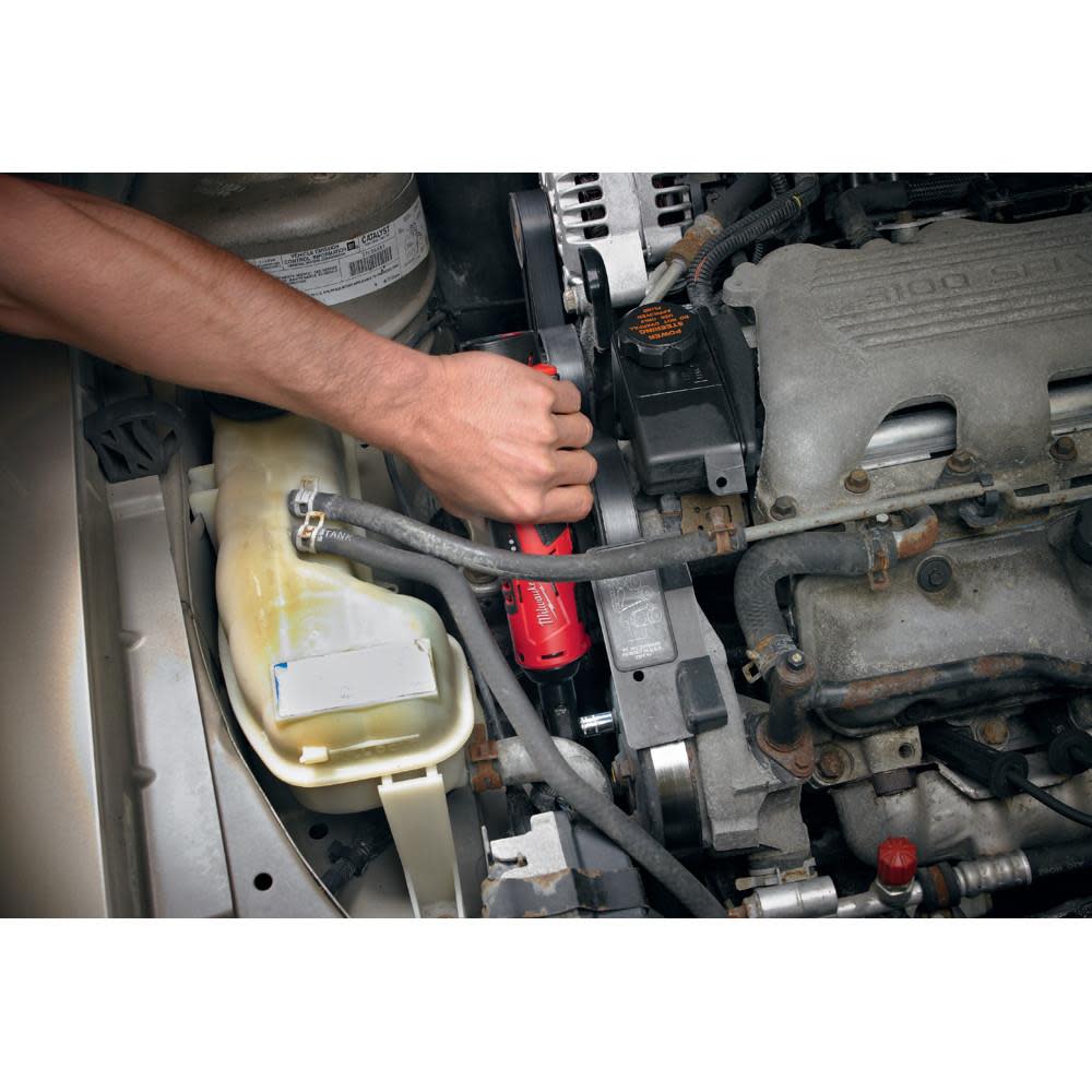 Milwaukee M12 Cordless 1/4 In. Ratchet (Bare Tool) - Ascmtools