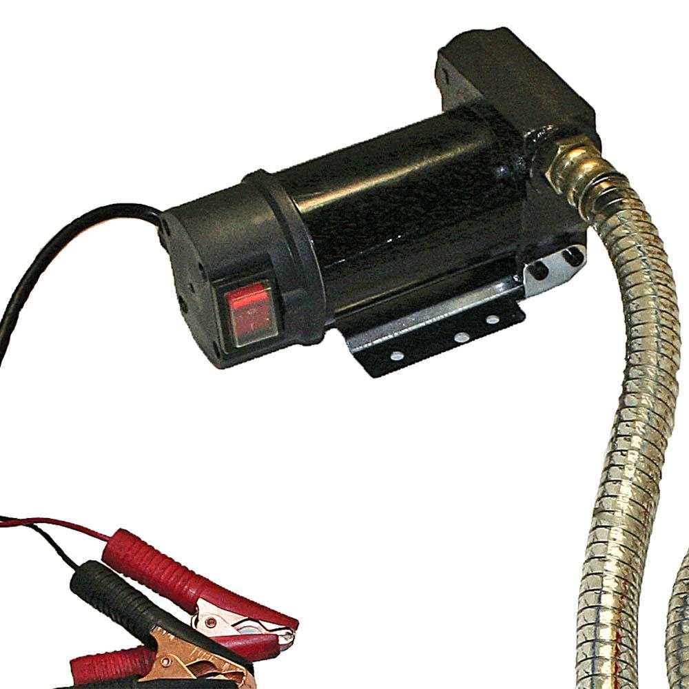 American Forge 12V DC Powered Rotary Pump with Fittings and Hardware for 8878 Low Profile Oil Drain - Ascmtools