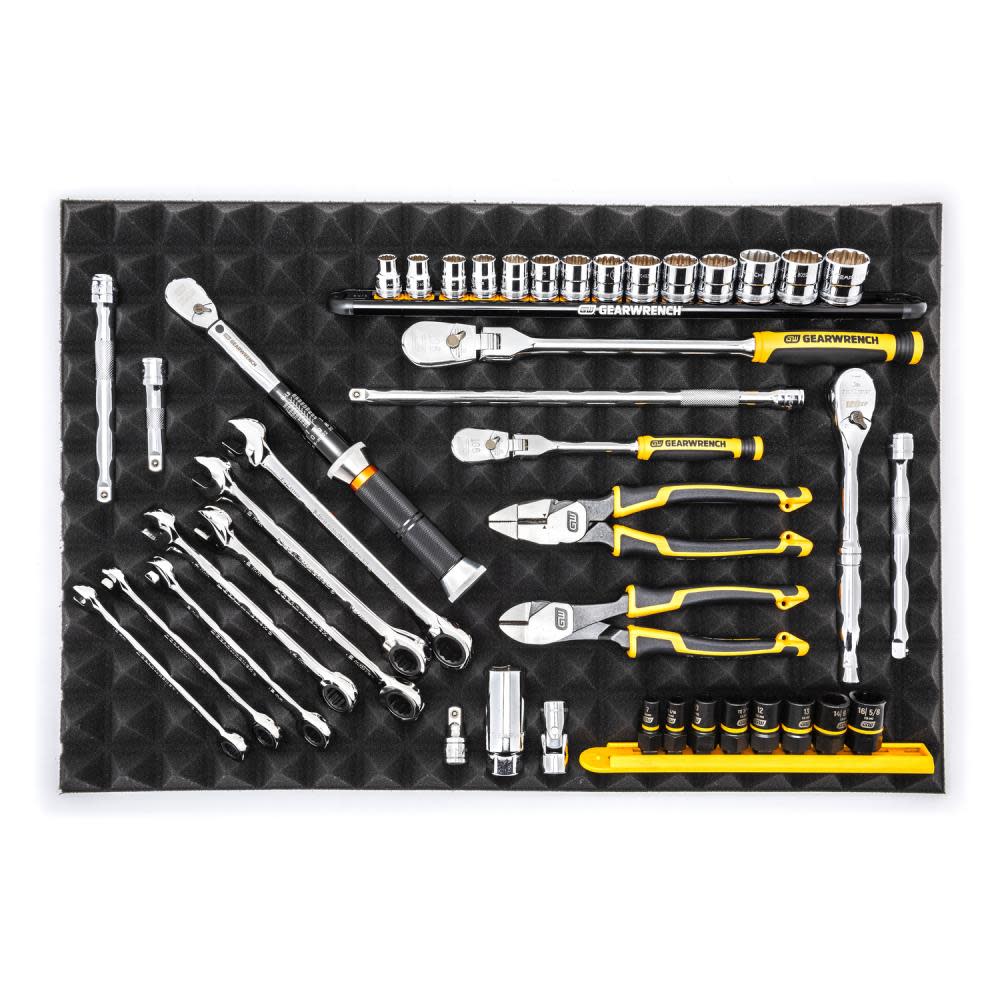 GEARWRENCH 4 Piece Trap Mat Universal Tool Drawer Liners - Ascmtools