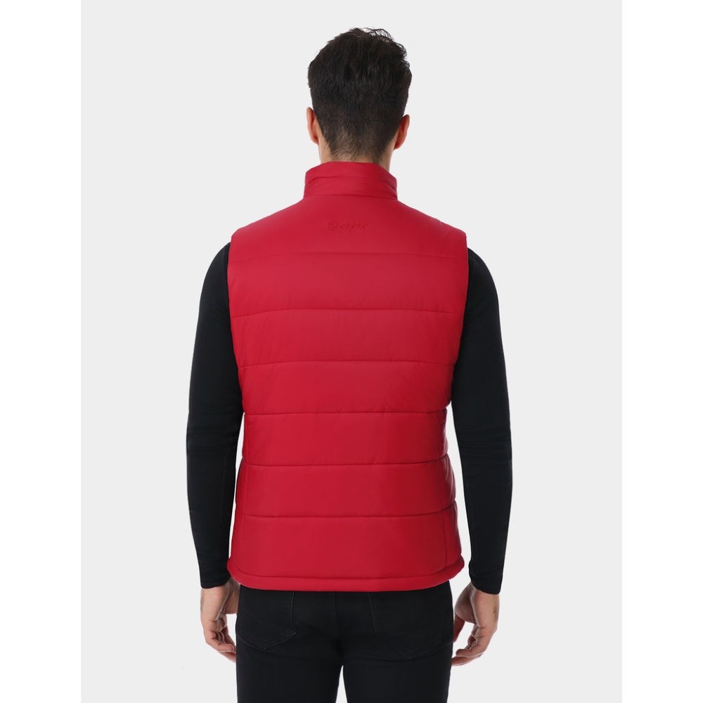 ORORO Mens Red Classic Heated Vest Kit 2X - Ascmtools