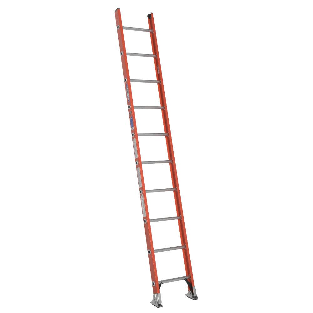 Werner 10 Ft. Type IA Fiberglass Straight Ladder - Ascmtools