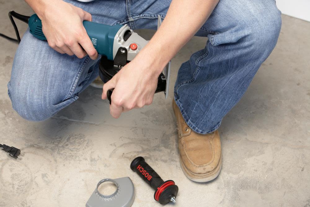 Bosch Dust-Extraction Guard for 4-1/2 In. and 5 In. Small Angle Grinders - Ascmtools