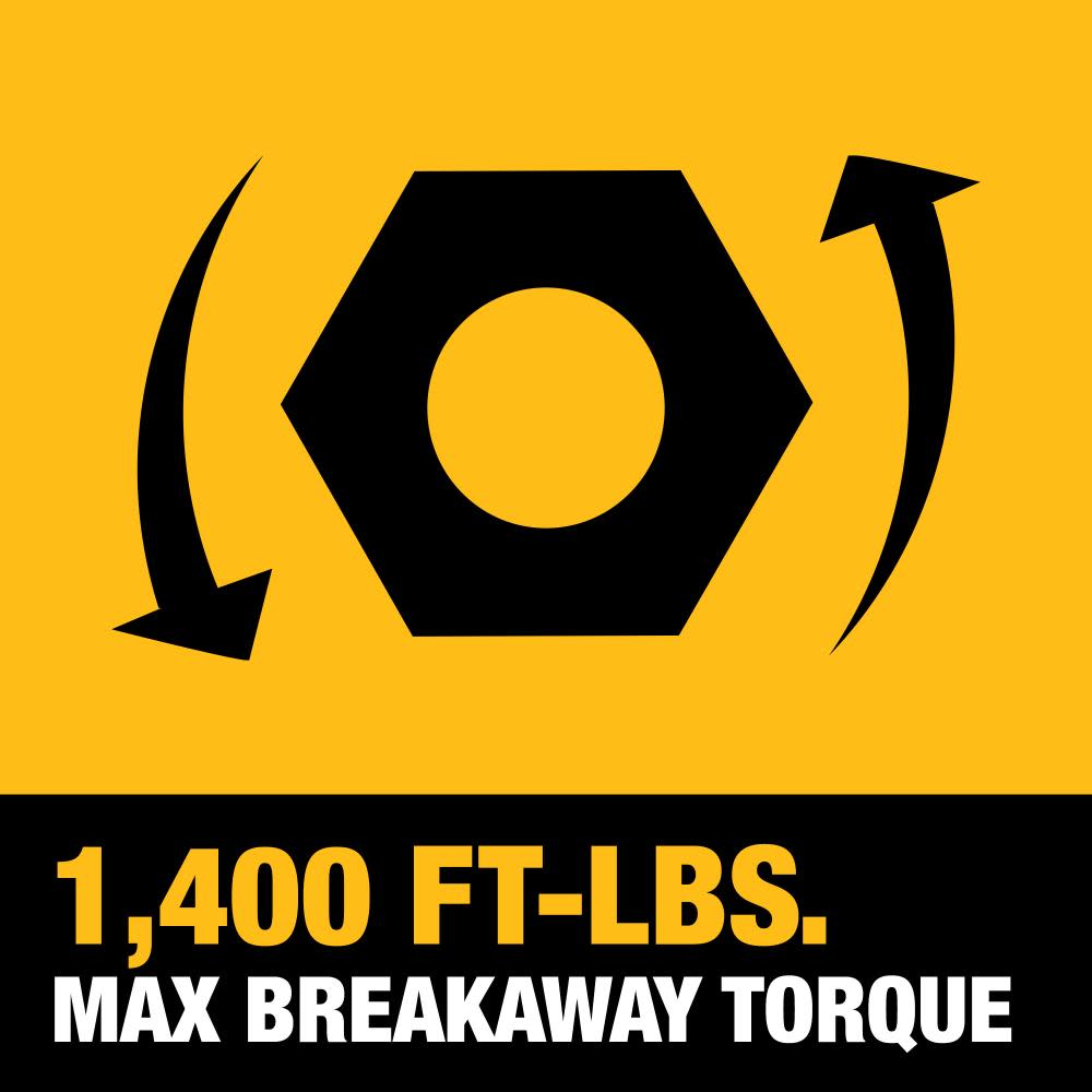 DEWALT 20V MAX XR 1/2″ High Torque Impact Wrench with Hog Ring Anvil Kit - Ascmtools