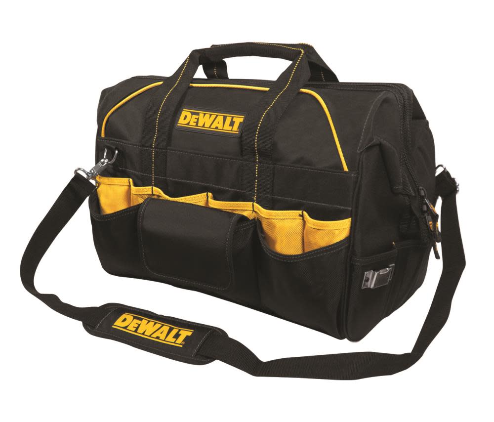 DEWALT 18″ Pro Contractor’s Closed Top Tool Bag - Ascmtools