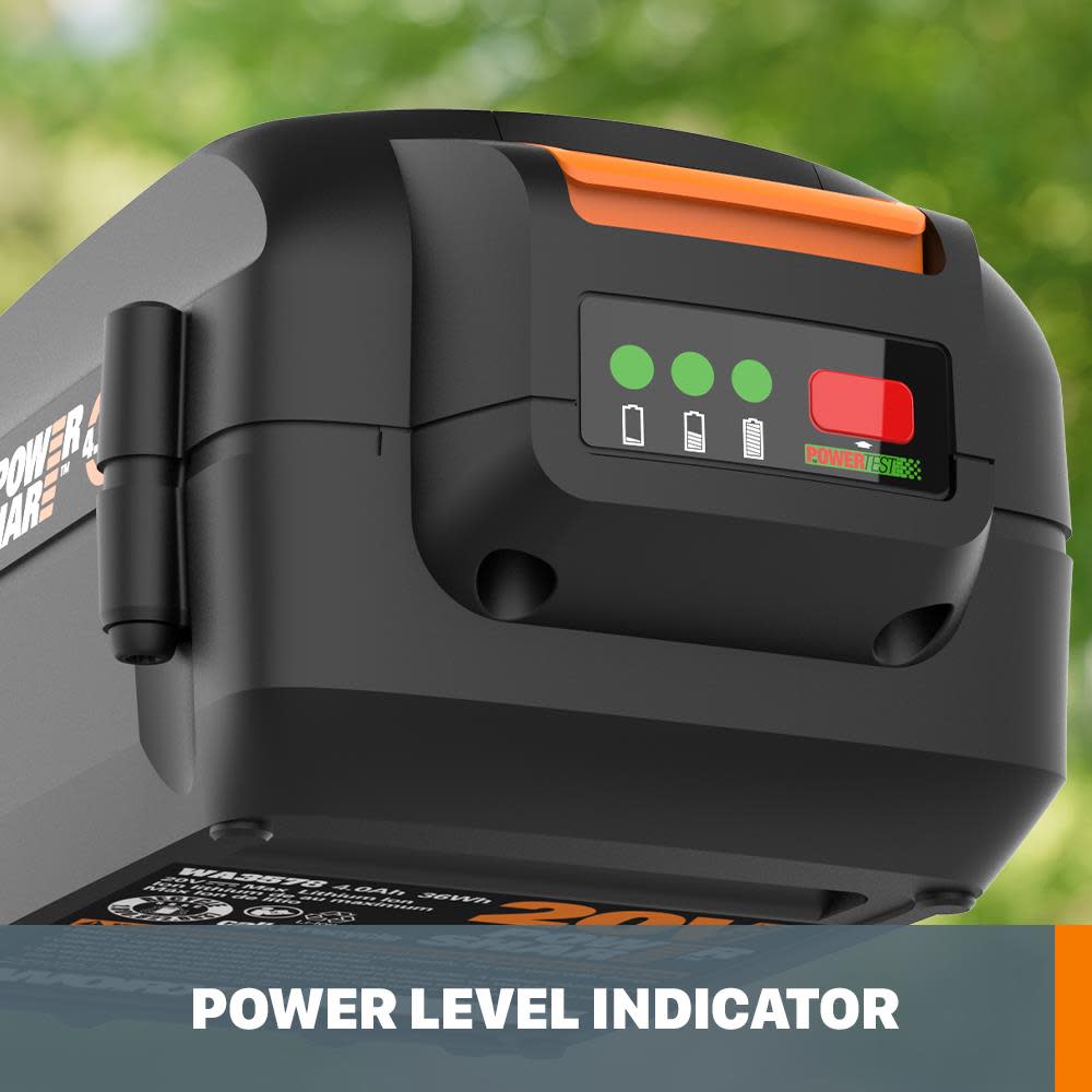 Worx POWER SHARE 20-Volt 4.0Ah Battery - Ascmtools