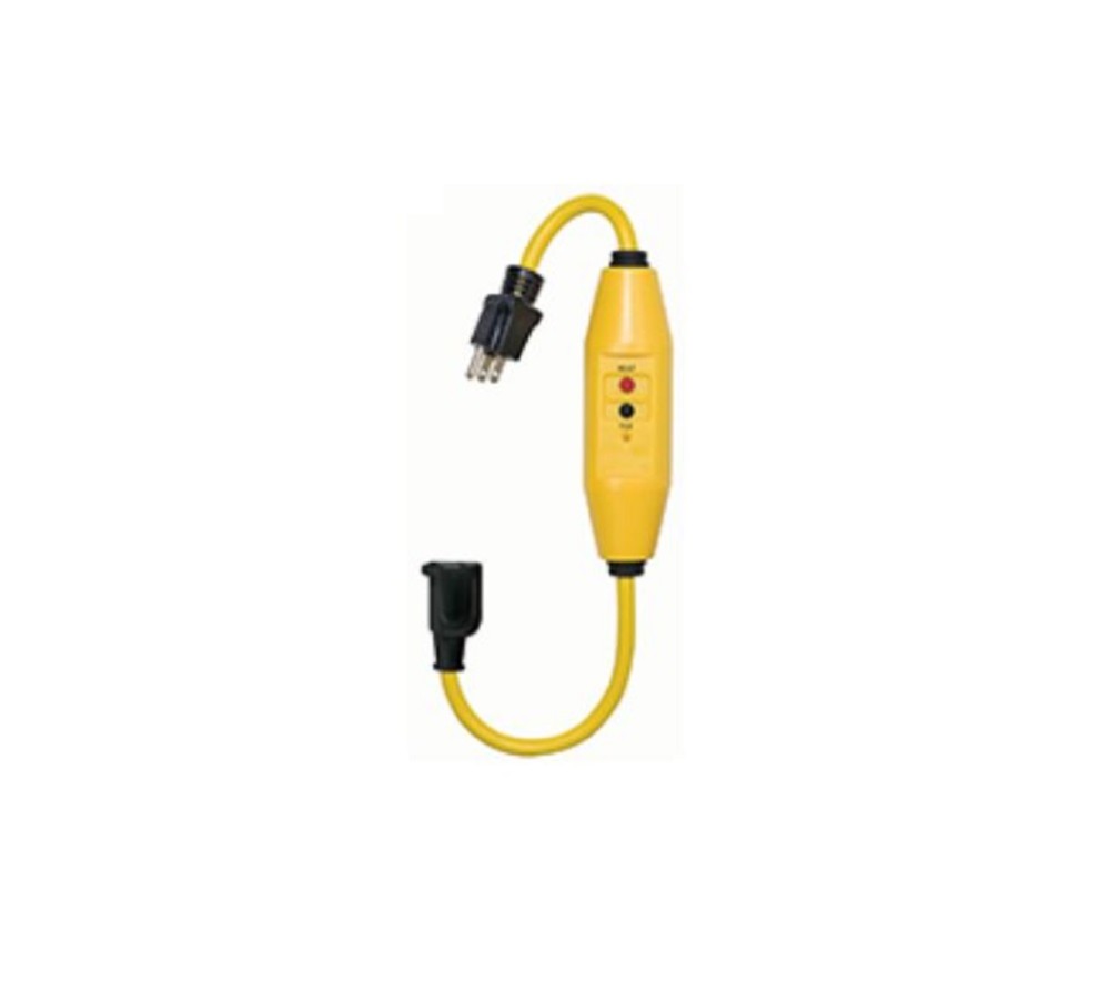 Tower Mfg In-Line GFCI with 1 Outlet and 18 In. Cord - Ascmtools