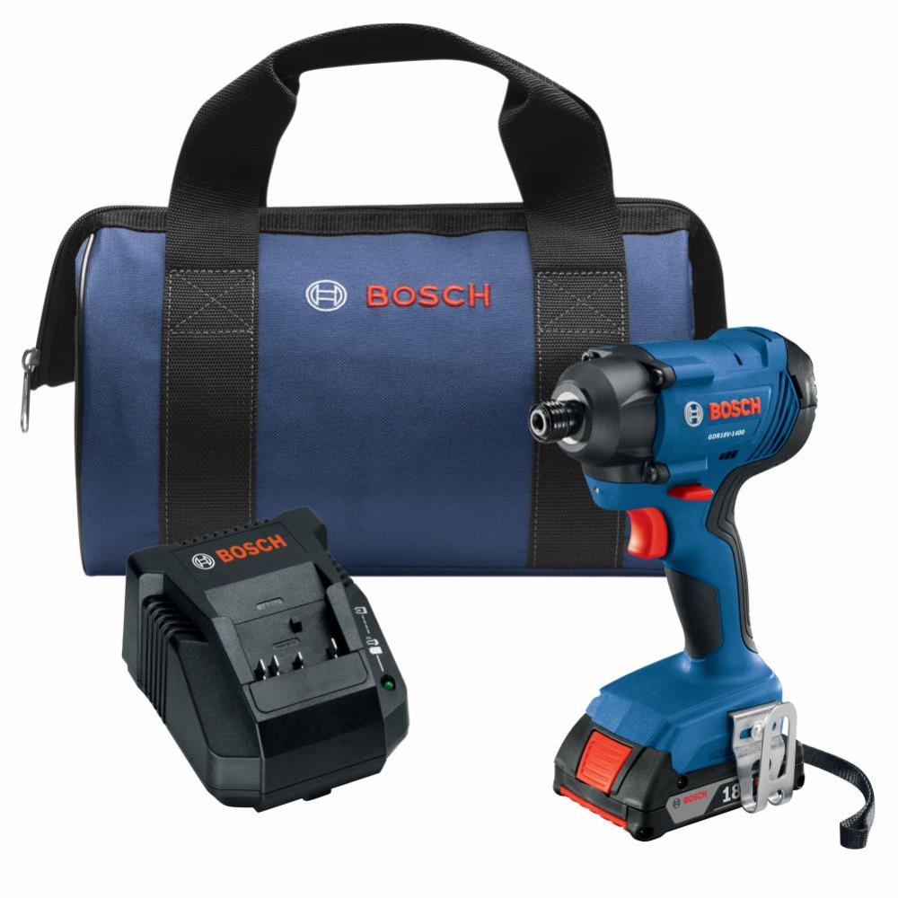 Bosch 18V 1/4″ Hex Impact Driver Kit - Ascmtools
