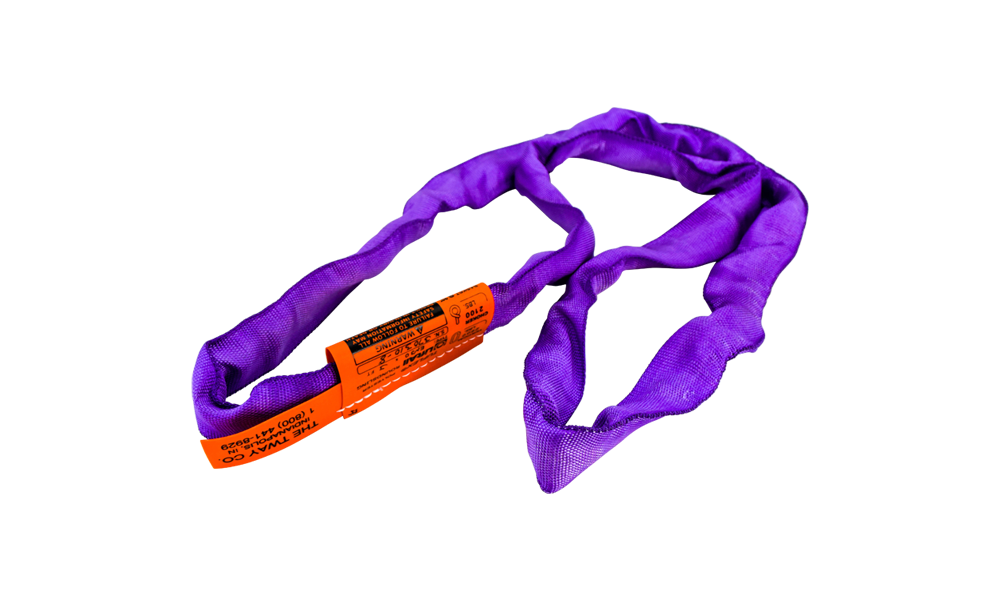 Lift-All 4 Ft. Purple Endless Tuflex Poly Roundsling - Ascmtools