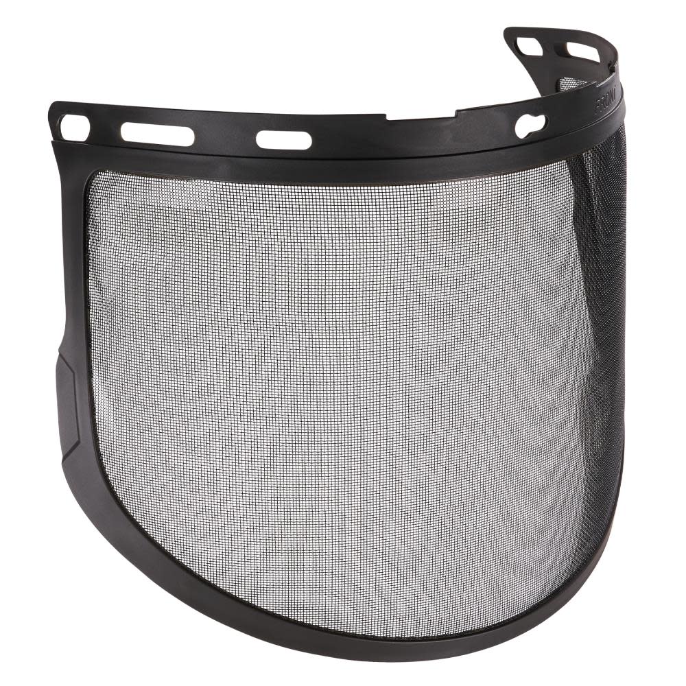 Ergodyne Black Mesh Face Shield Replacement for Hard Hat & Safety Helmet - Ascmtools