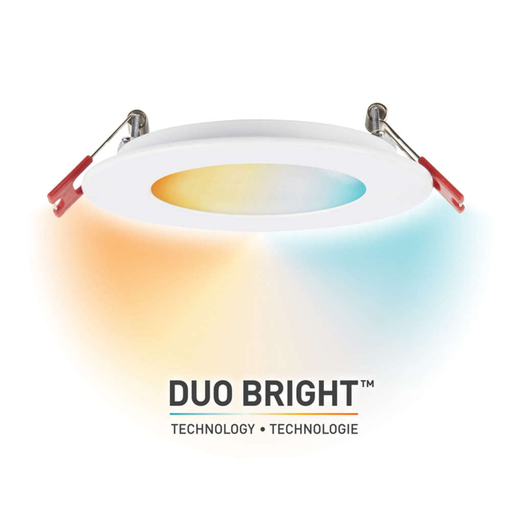 Globe Electric Ultra Slim Recessed Lighting Kit Plastic 9W LED - Ascmtools