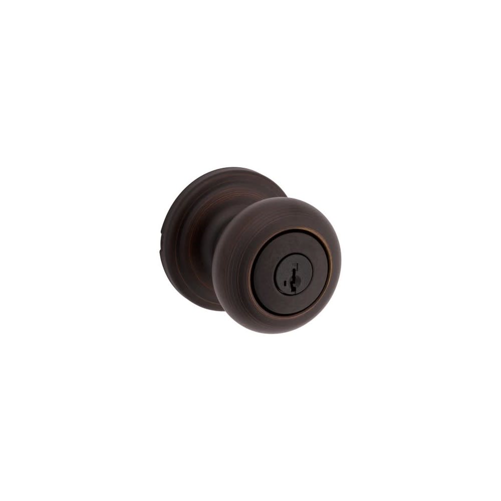 Kwikset Venetian Bronze Signature Series Keyed Entry Juno Door Knob - Ascmtools