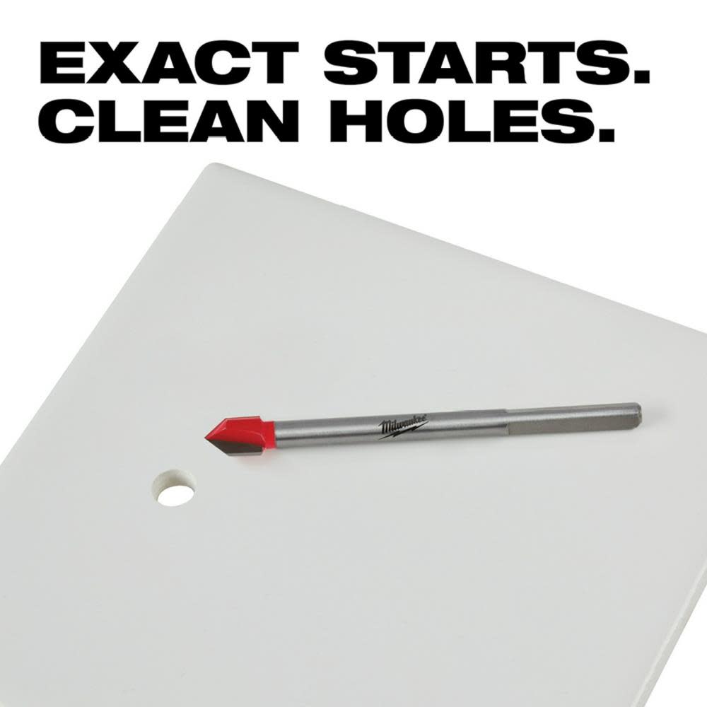 Milwaukee 4 pc Glass and Tile Bit Set - Ascmtools