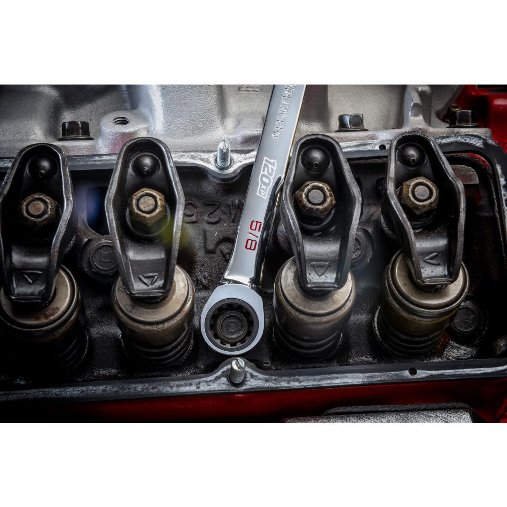 GEARWRENCH 120XP Combination Ratcheting Wrench Universal Spline XL 3/8 In. - Ascmtools