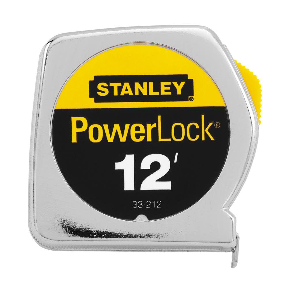 Stanley 12 Ft. PowerLock Tape Rule - Ascmtools