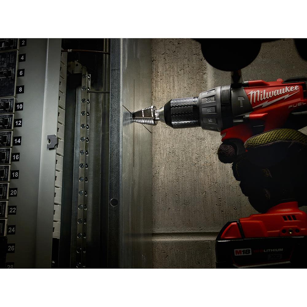 Milwaukee #2 Step Drill Bit 3/16 in. – 1/2 in. x 1/16 in. - Ascmtools