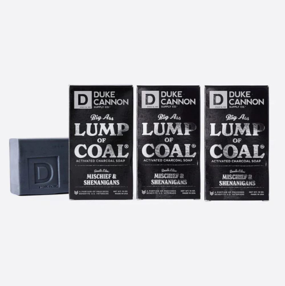 Duke Cannon LUMP OF COAL Soap 10oz Bar - Ascmtools