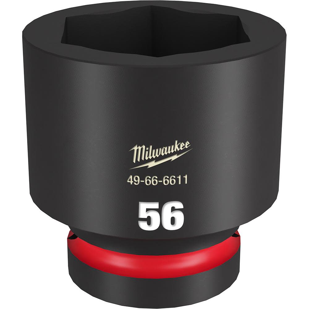 Milwaukee Impact Socket 1″ Drive 56mm Standard 6 Point - Ascmtools