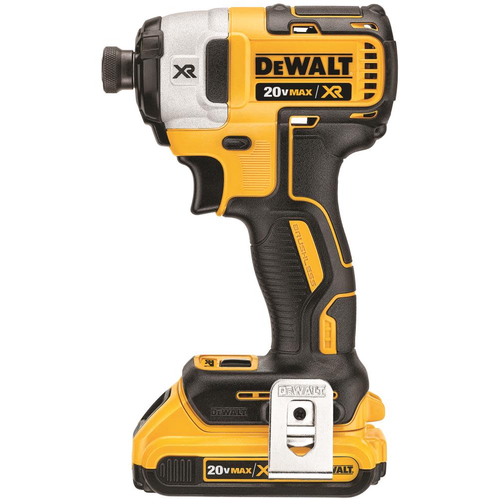 DEWALT 20 V MAX XR Brushless 1/4 In. 3-Speed Impact Driver - Ascmtools