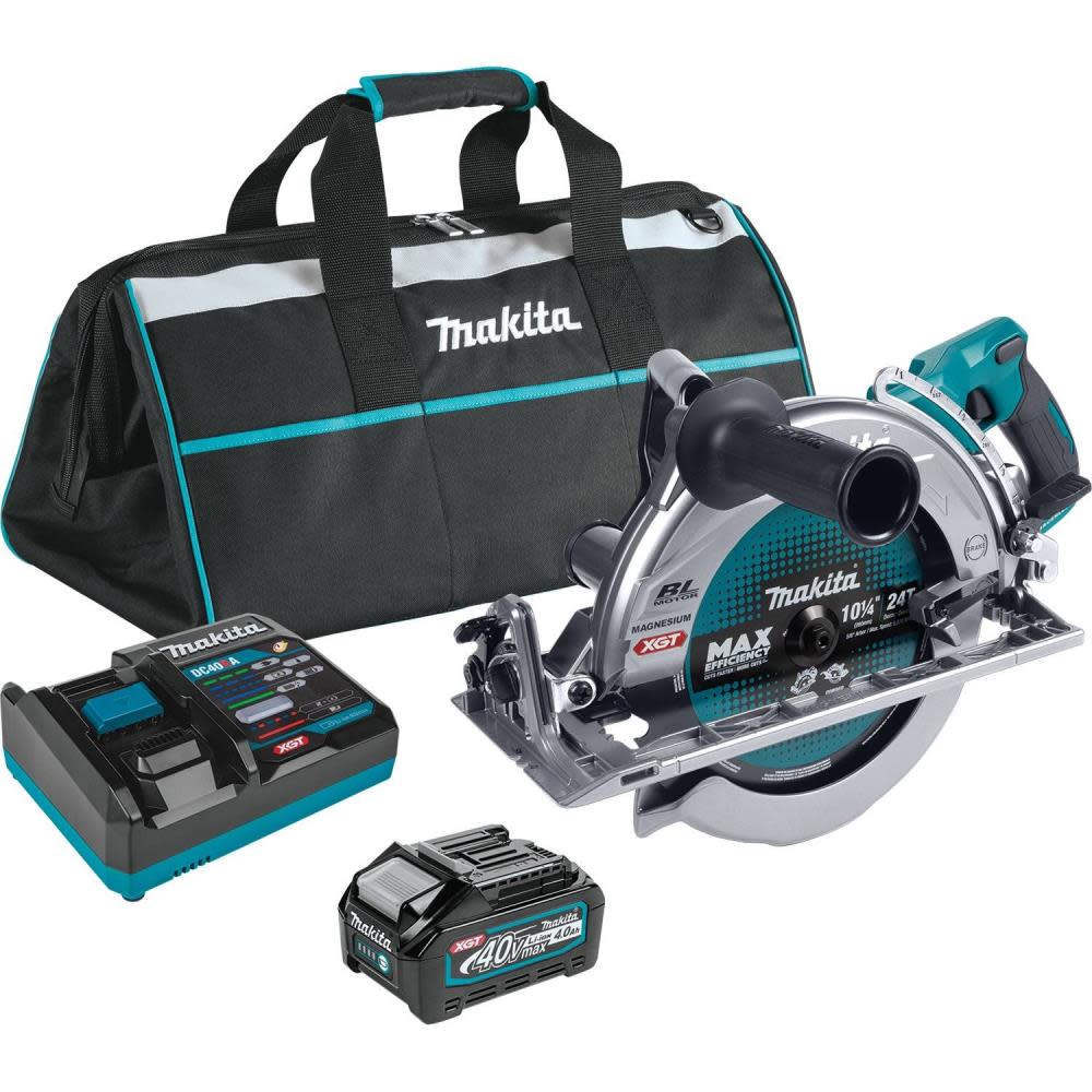 Makita XGT 40V max Circular Saw Kit Rear Handle 10 1/4″ AWS Capable - Ascmtools