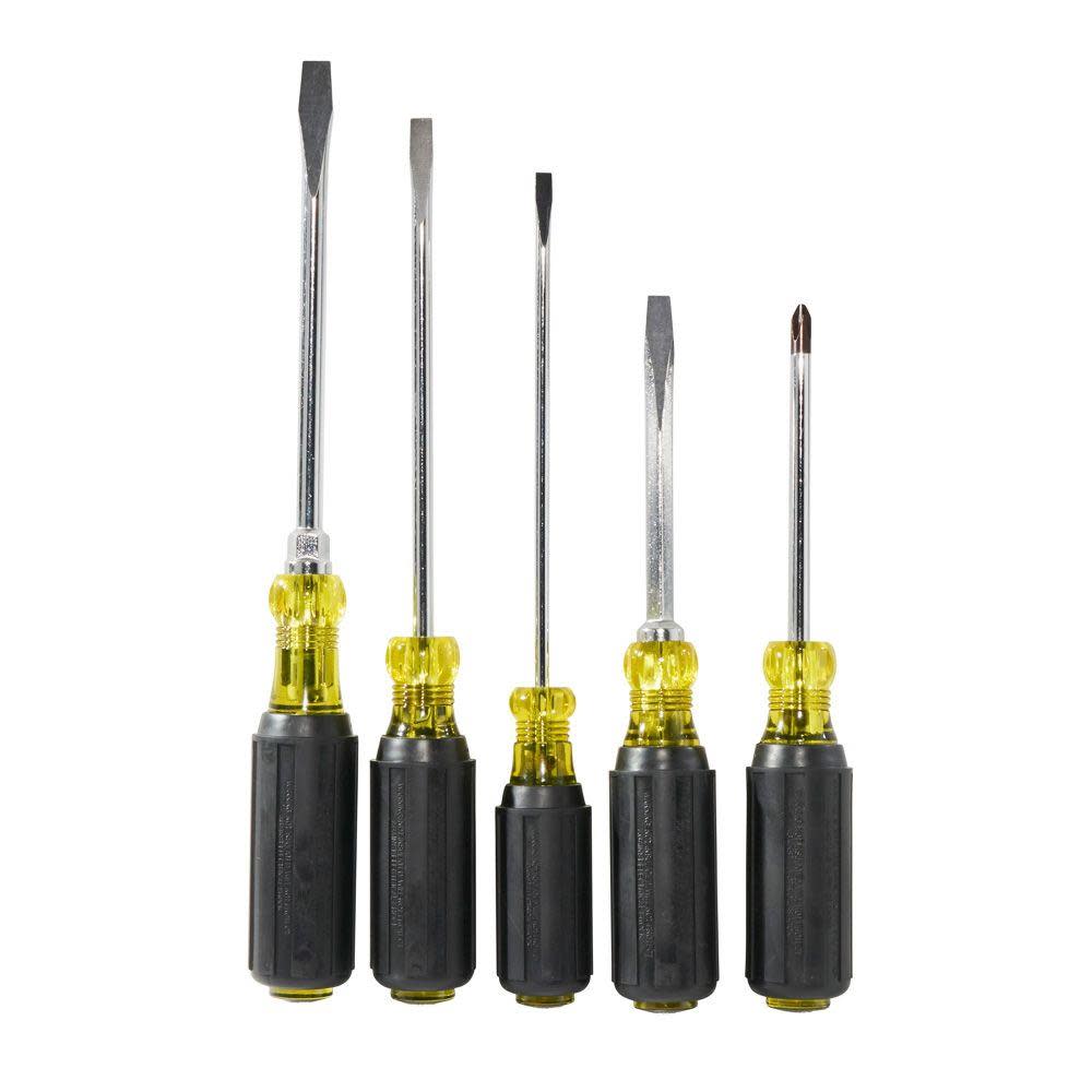 Klein Tools Cushion-Grip Screwdriver Set 5 Pc - Ascmtools