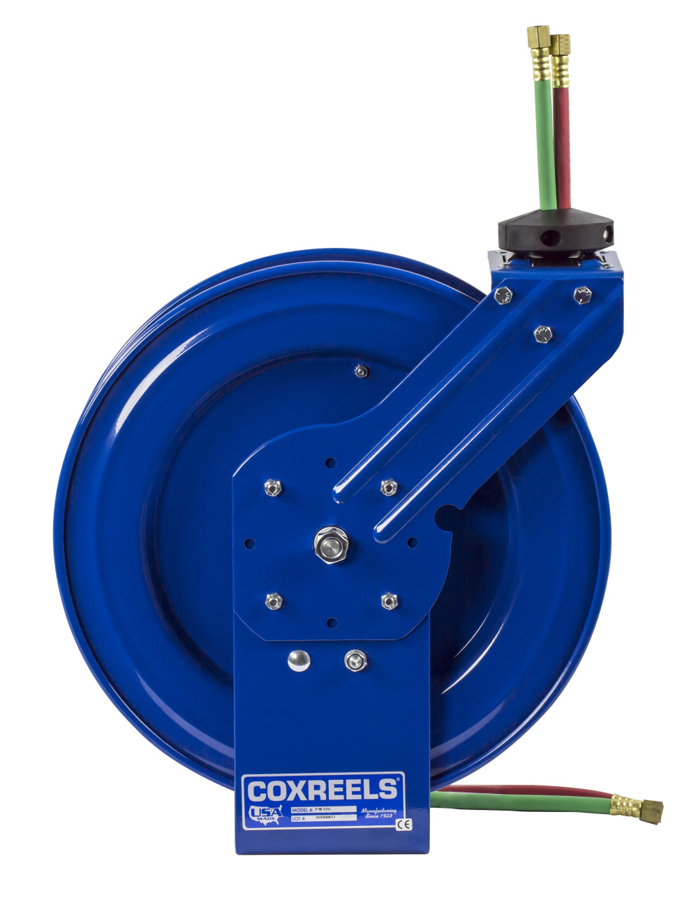 Coxreels Spring Driven Welding Hose Reel 1/4″ x 40′ Oxy-acet 200PSI - Ascmtools