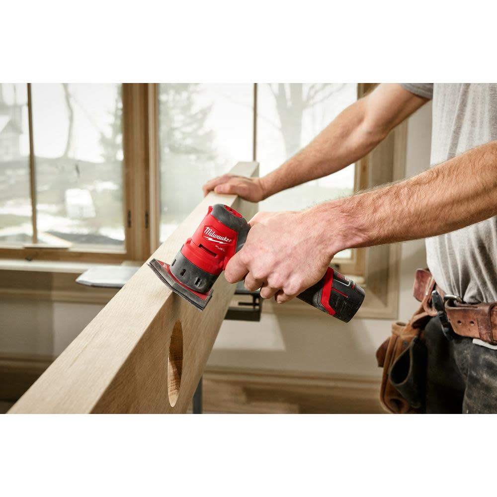 Milwaukee M12 FUEL Orbital Detail Sander Bare Tool - Ascmtools