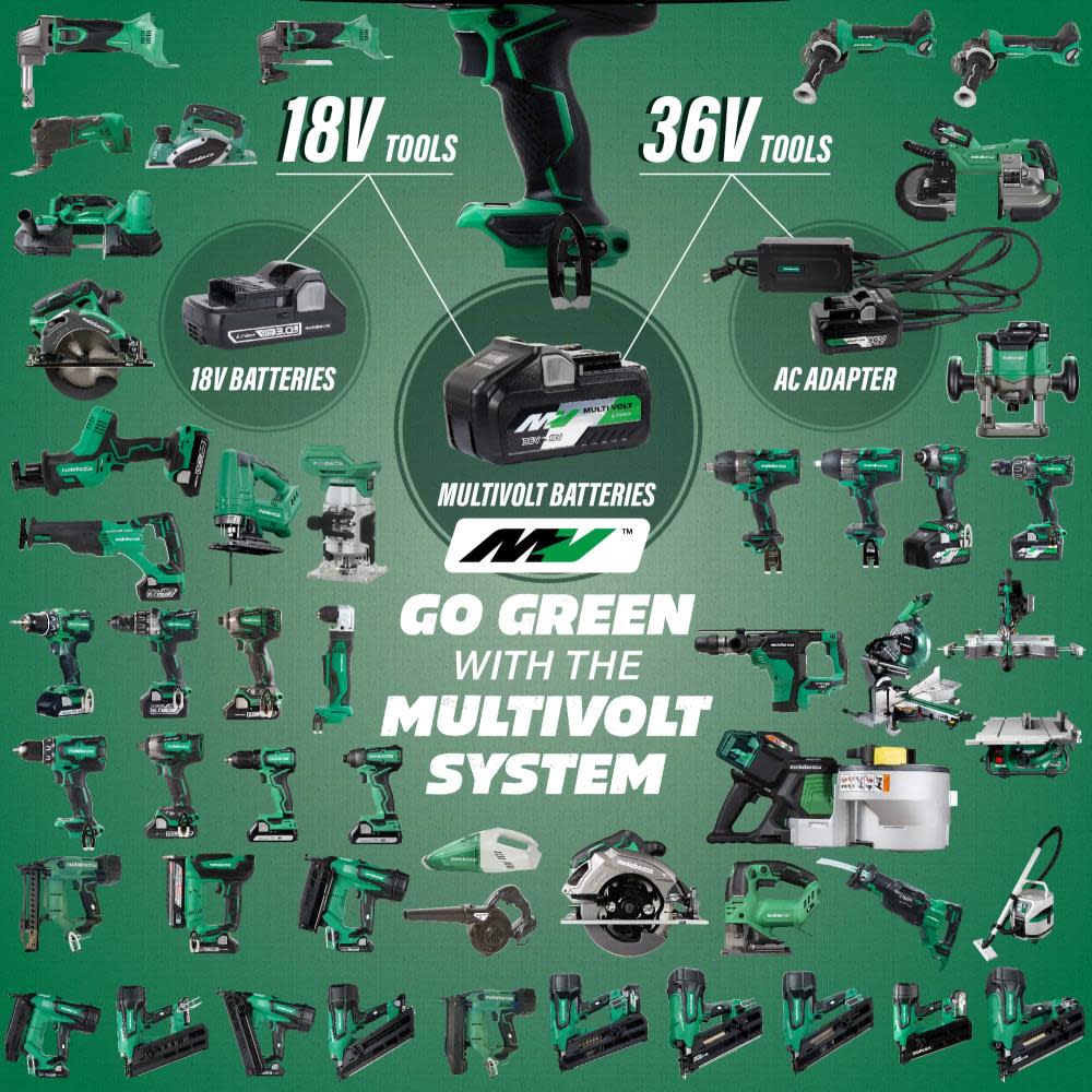 Metabo HPT 18V MultiVolt 2″ Variable Cordless Die Grinder Bare Tool - Ascmtools