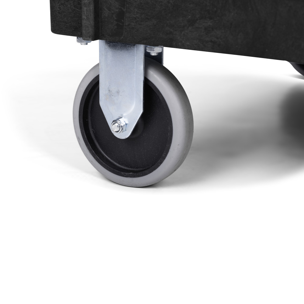 Toter Material Handling Utility Cart with Lipped Top and Ergo Handle - Ascmtools