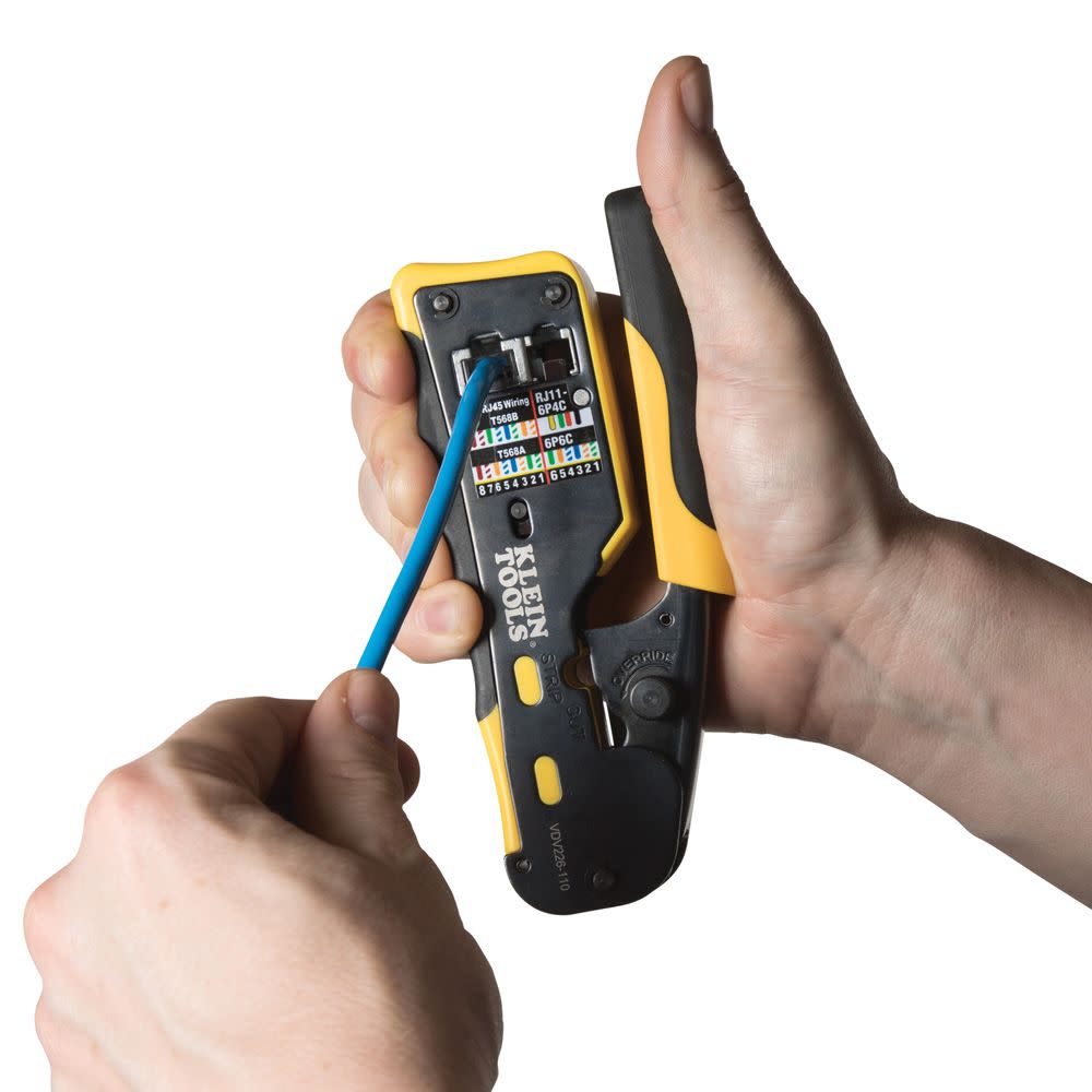 Klein Tools Pass-Thru Modular Crimper - Ascmtools