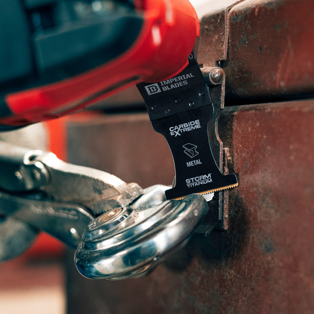 Imperial Blades One Fit 1-3/8″ Carbide Extreme Storm Titanium Metal Blade 1PC - Ascmtools