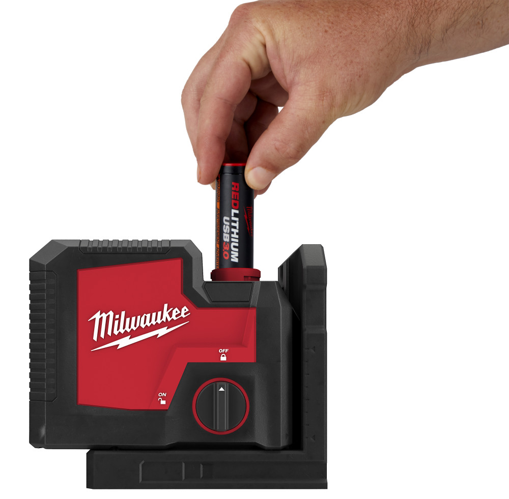 Milwaukee Green Beam Laser 3 Point USB Rechargeable - Ascmtools