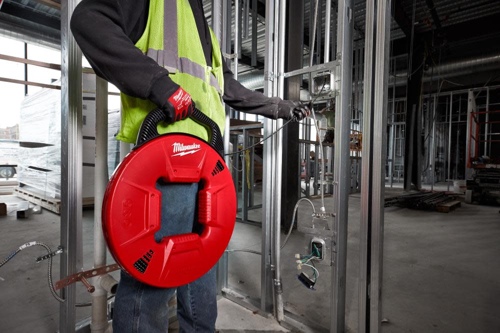 Milwaukee 100 Ft. Polyester Fish Tape with Flexible Metal Leader - Ascmtools