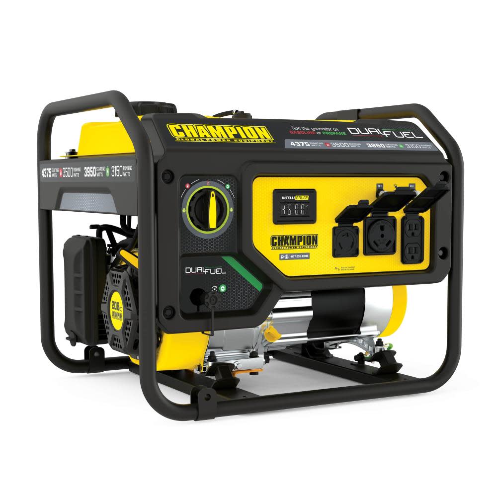 Champion Power Equipment Generator Dual Fuel Portable 3500 Watt - Ascmtools
