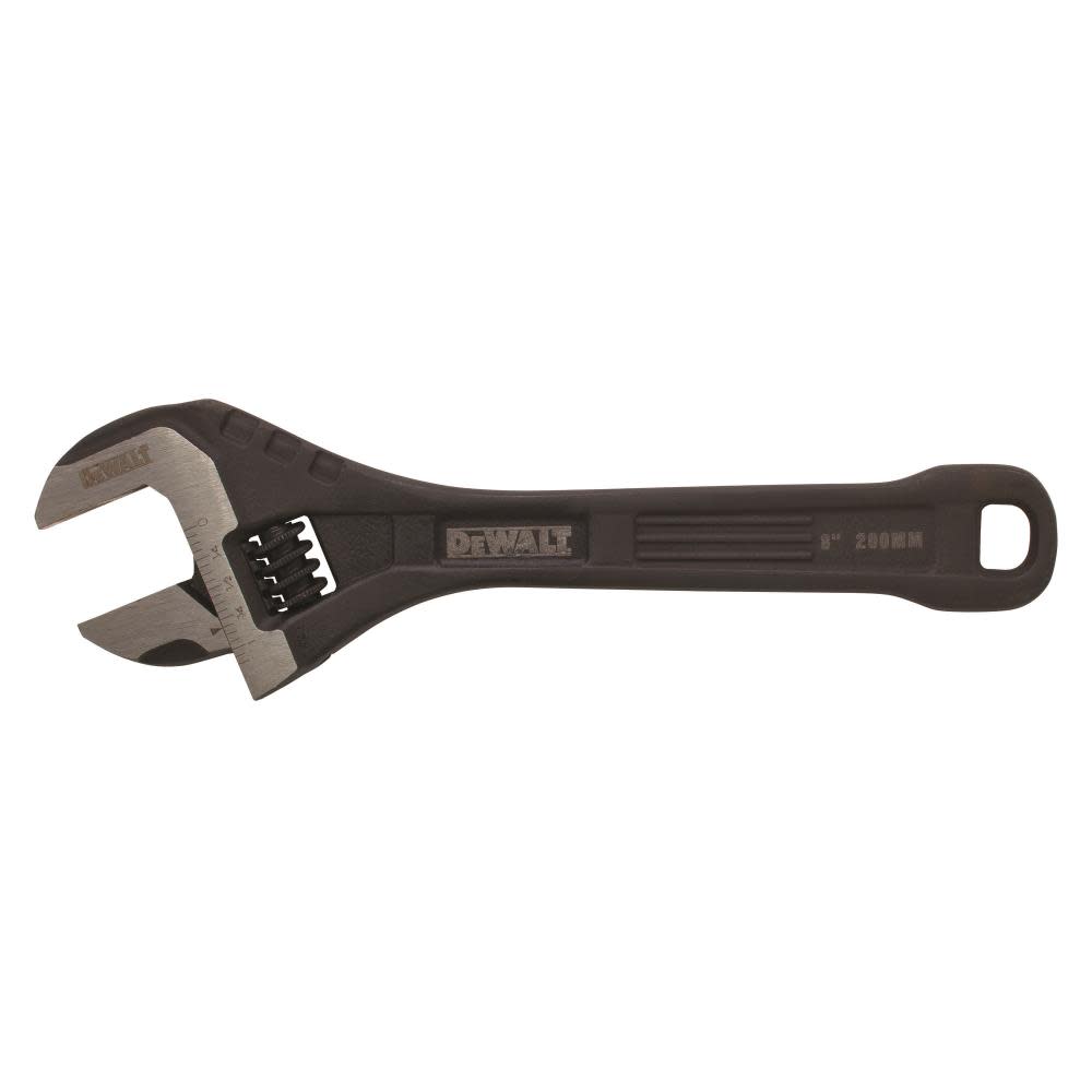 DEWALT 8 In. All-Steel Adjustable Wrench - Ascmtools
