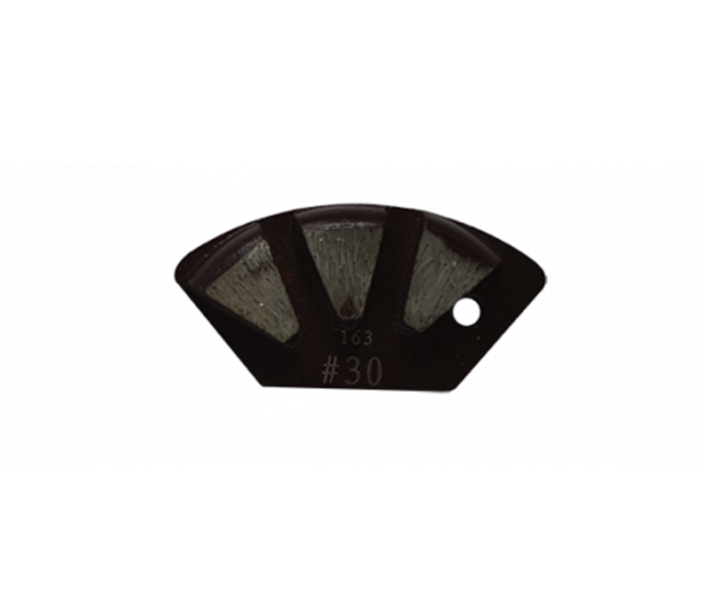 National Flooring Equipment Metal Bond Diamond Insert – Profiling Diamond Round Edge 30 Grit - Ascmtools