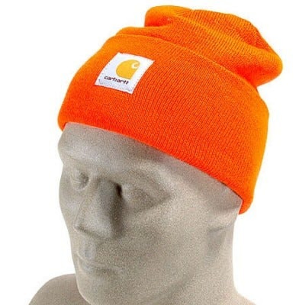 Carhartt A18 Men’s Acrylic One Size Bright Orange Watch Hat - Ascmtools