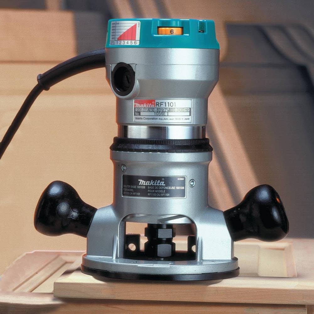 Makita Router 11-Amp 2-1/4 HP Motor with 1/2″ and 1/4″ Collets - Ascmtools
