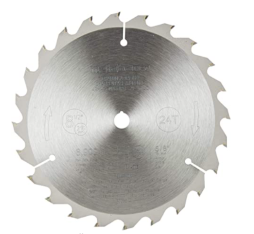 Metabo HPT Miter Saw Blade 8 1/2″ Framing/Ripping Blade 24T 5/8″ Arbor Tungsten Carbide Tip - Ascmtools