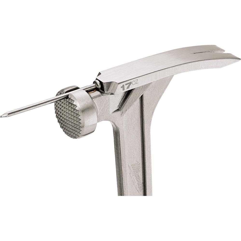 Milwaukee 17 oz Milled Face Framing Hammer - Ascmtools