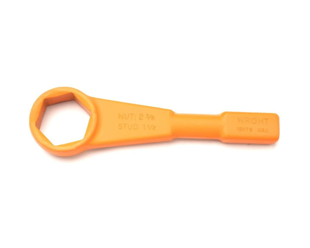 Wright Tool 2-3/8 In. 6 Point Straight Handle Striking Face Box Wrench - Ascmtools
