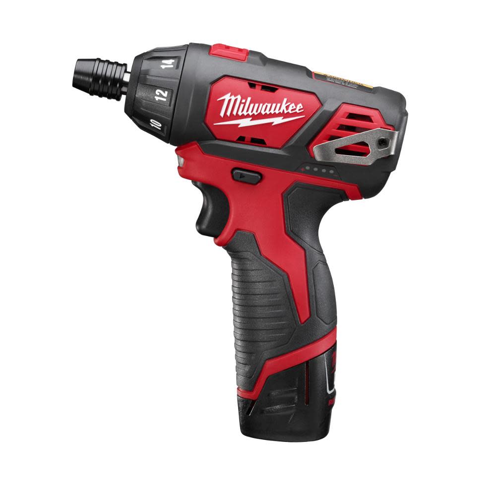 Milwaukee M12 1/4 in. Hex Screwdriver 1 Battery Kit Reconditioned - Ascmtools