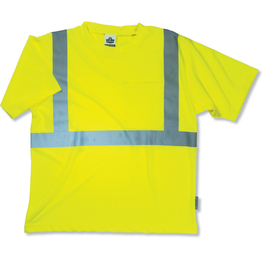 Ergodyne GloWear 8290 Class 2 Lime Green T-Shirt – 2XL GloWear 8290 Class 2 Lime Green T-Shirt – 2XL - Ascmtools