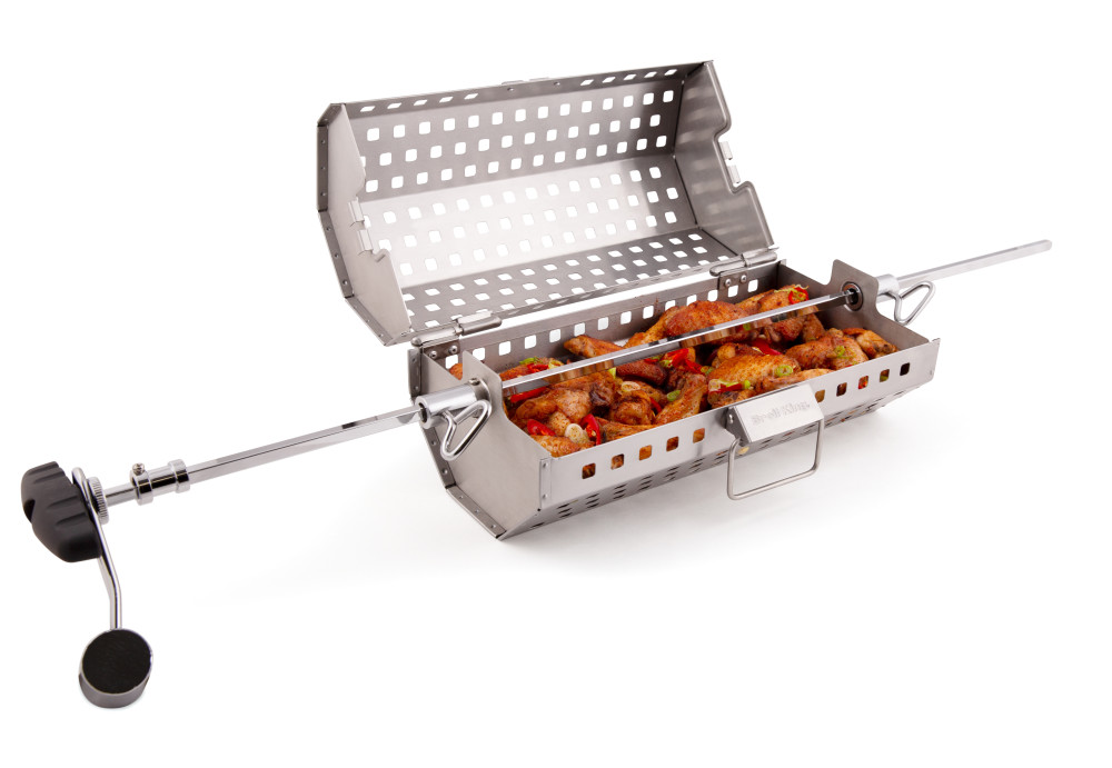 Broil King Rotisserie Tumble Basket Stainless Steel - Ascmtools
