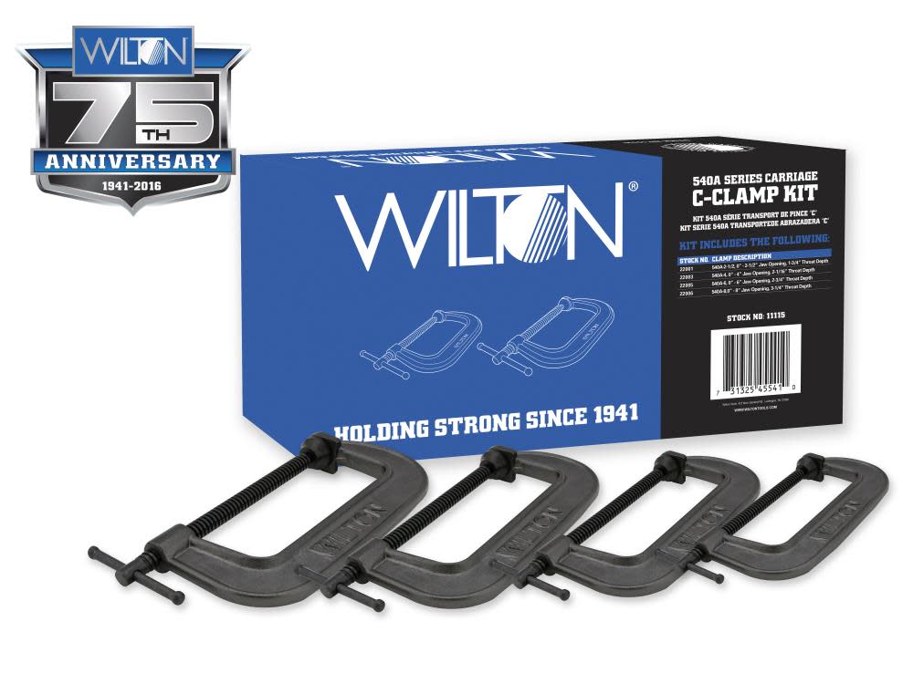Wilton 540A Series Carriage C Clamp Kit - Ascmtools