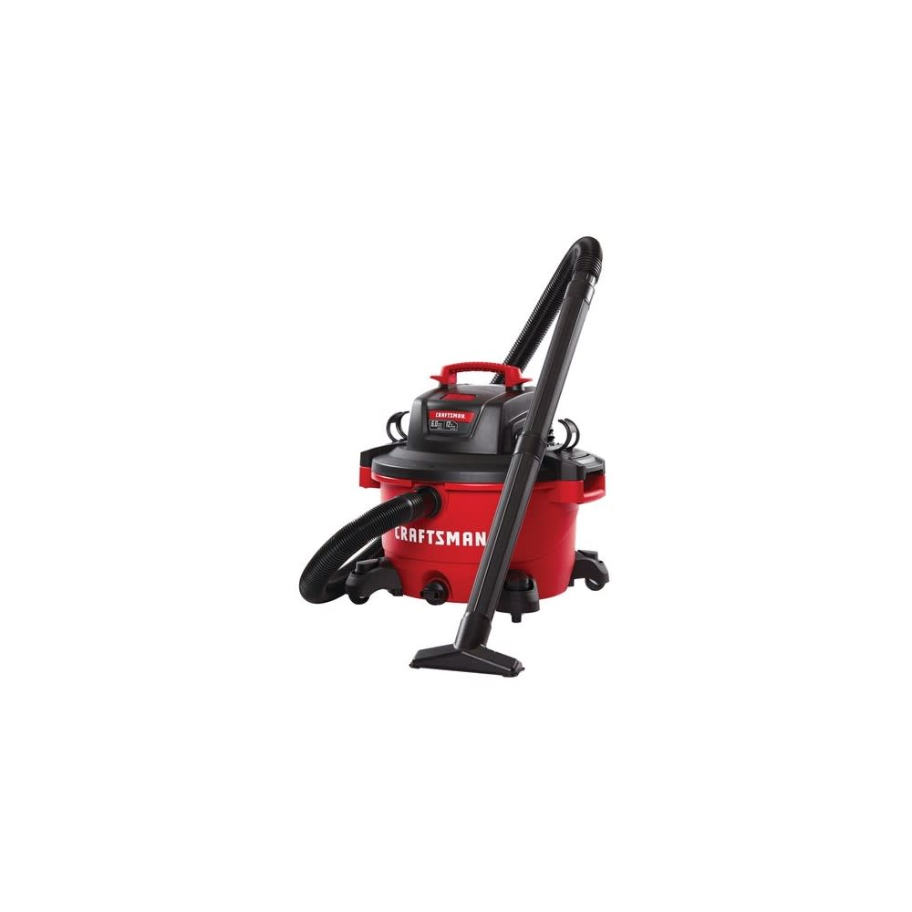 Craftsman Wet/Dry Vacuum with Attachments 12 Gallon 120V 6HP Peak - Ascmtools