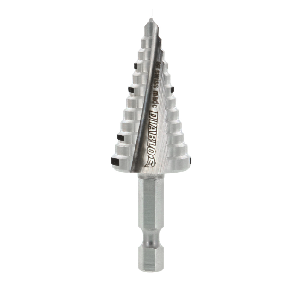 Diablo Tools 3/8″ – 7/8″ Impact Step Drill Bit (12 Steps) - Ascmtools