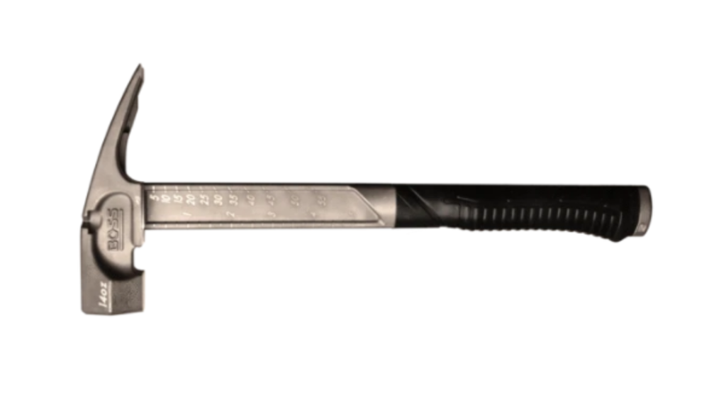 Boss Hammers 16oz Titanium Smooth Hammer - Ascmtools