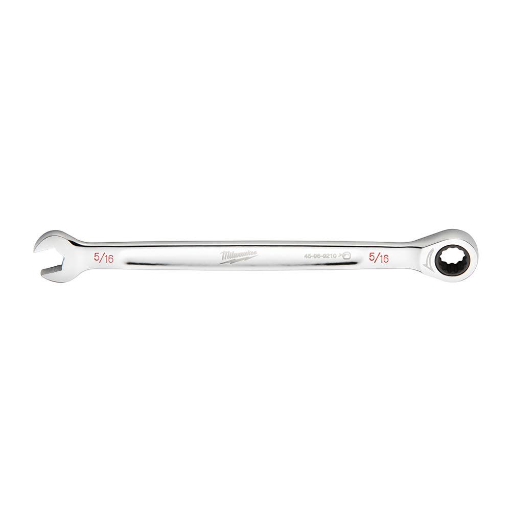 Milwaukee 5/16 in. SAE Ratcheting Combination Wrench - Ascmtools