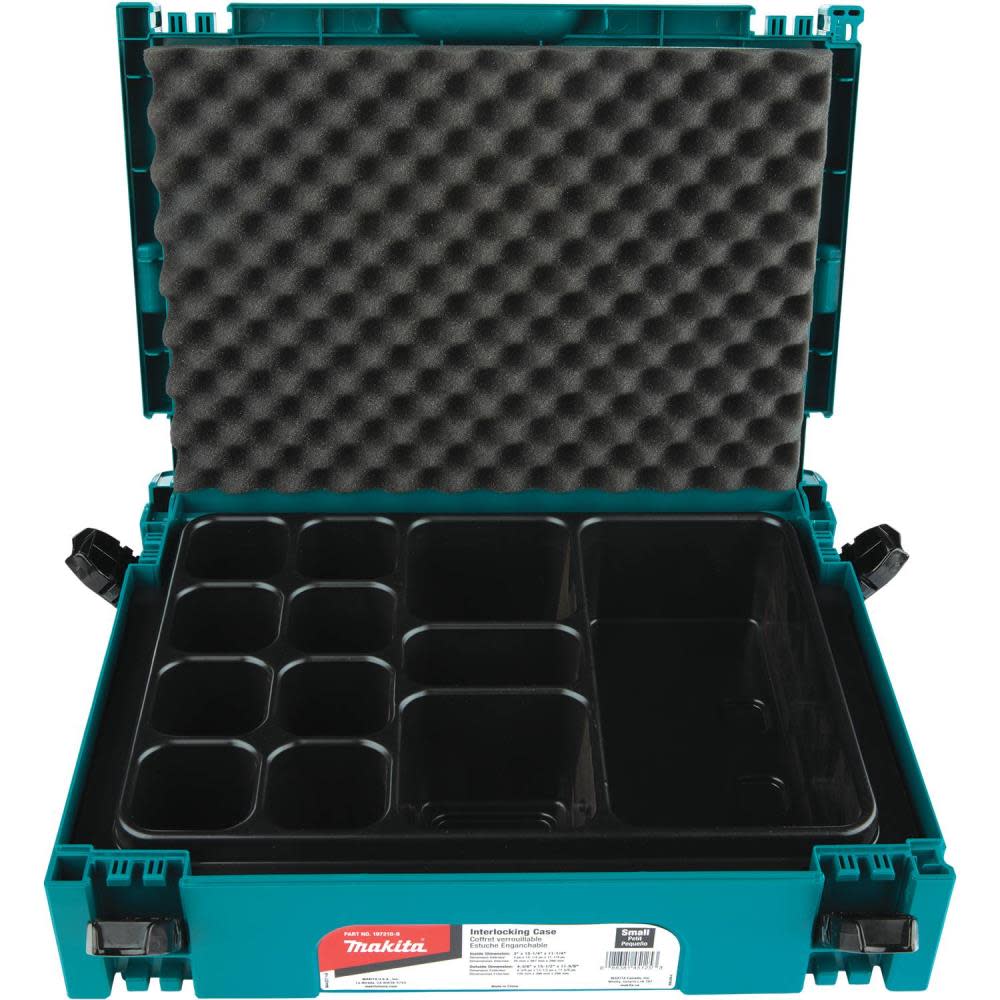 Makita MAKPAC Interlocking Case Universal Insert Tray with Foam Lid - Ascmtools