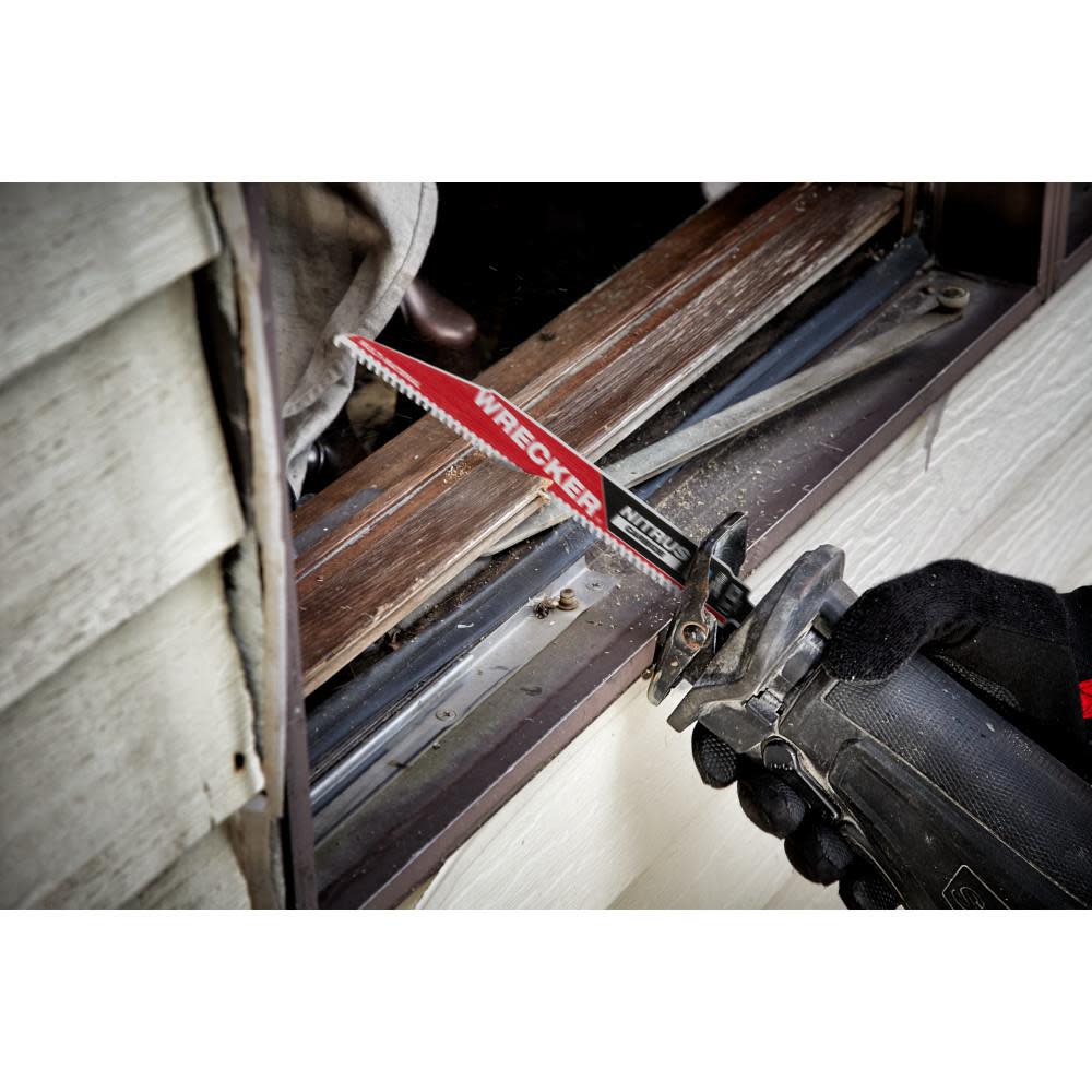 Milwaukee 6″ WRECKER with NITRUS CARBIDE 5Pk - Ascmtools